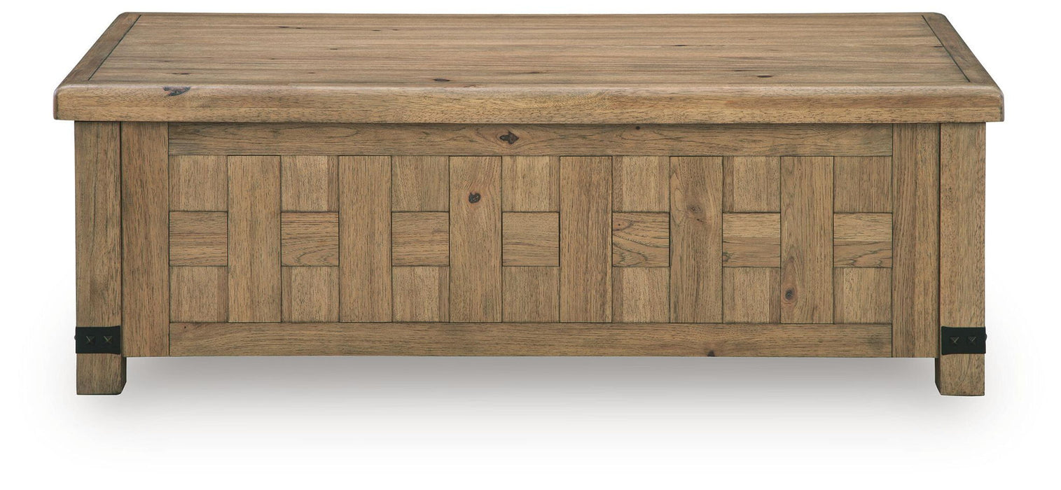 Ridgester - Lift Top Cocktail Table - Light Brown Signature Design by Ashley®