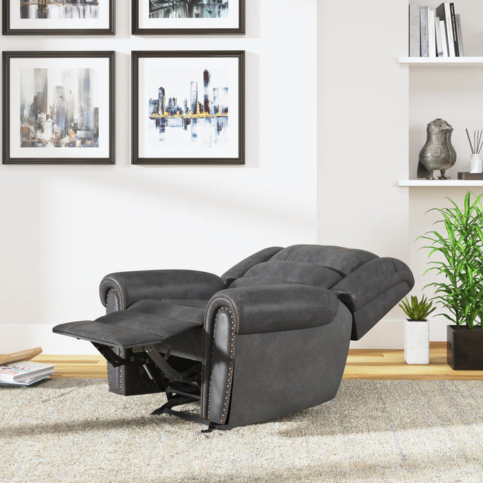 Gliding Recliner - Gray Emerald Home