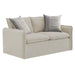 Upendo - Loveseat With 2 Pillows - Beige Linen ACME