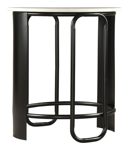 Obel - Side Table - Black / White Zuo Modern