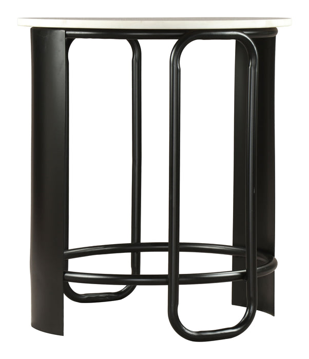 Obel - Side Table - Black / White Zuo Modern