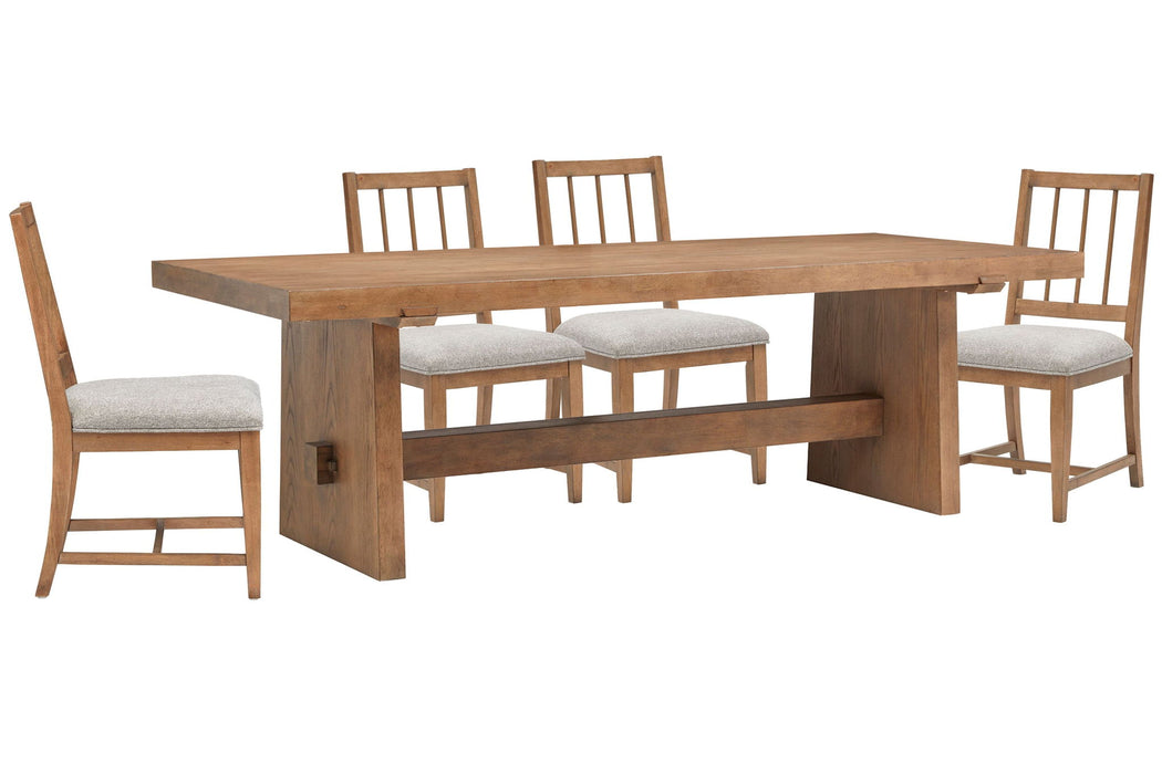 Lindon - Trestle Dining Table Set Magnussen Furniture