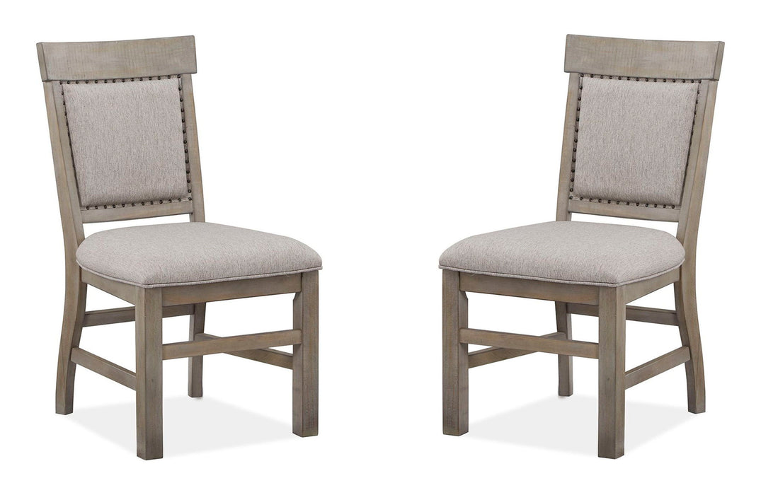 Tinley Park - Dining Side Chair With Upholstered Seat & Back (Set of 2) - Dove Tail Gray Magnussen Furniture