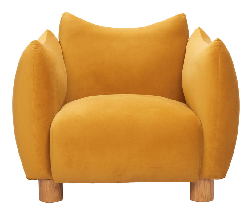 Meia - Accent Chair - Mustard Zuo Modern