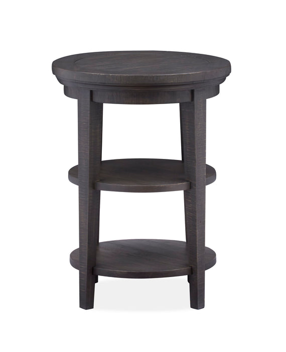 Westley Falls - Round Accent End Table - Graphite Magnussen Furniture