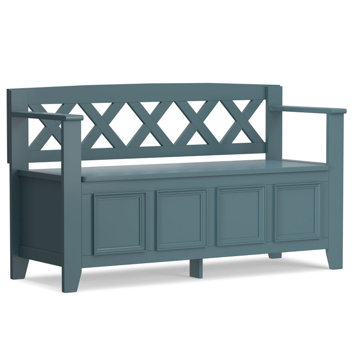 Amherst - Compact Entryway Storage Bench Simpli-Home