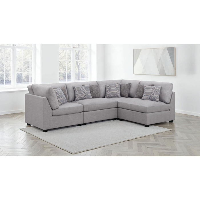 Lafayette - Modular Upholstered Sectional Sofa - Gray
