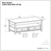 Warm Shaker - Lift Top Coffee Table With Hidden Storage And Lift Top Functionality - Brown Simpli-Home