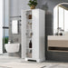 Storage Cabinet With Adjustable Shelves, 2 Doors, Rectangle Design For Bathroom Hearth and Haven
