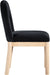 Conrad - Velvet Dining Chair With Natural Legs Meridian Furniture