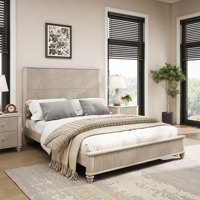 3 Piece Bedroom Set With Bed And 2 Nightstands Home Essentials