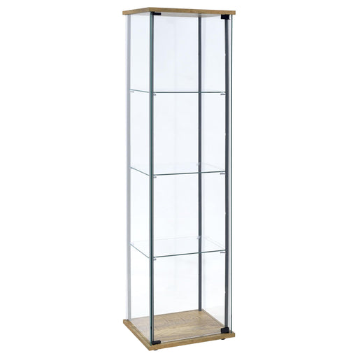Crestwood - 3 Shelf Curio Cabinet Furniture Max