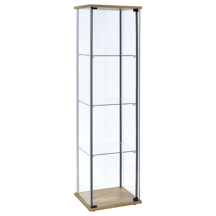Crestwood - 3 Shelf Curio Cabinet Furniture Max