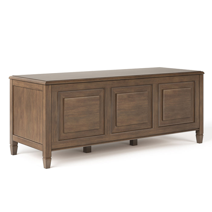 Connaught - Storage Bench Trunk - Natural Aged Brown
