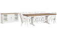 Kingston - Extendable Trestle Dining Table Set Magnussen Furniture