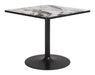 Caliza - Dining Table - Gray / Black Zuo Modern
