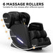 Massage Chair Recliner With Zero Gravity With Full Body Air Pressure - Black Home Essentials