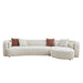 Curved Sectional Sofa, L - Shape Modular Chaise Home Essentials