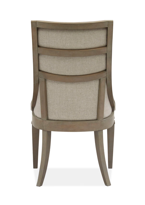 Lancaster - Dining Arm Chair With Upholstered Seat & Back (Set of 2) - Dovetail Gray Magnussen Furniture
