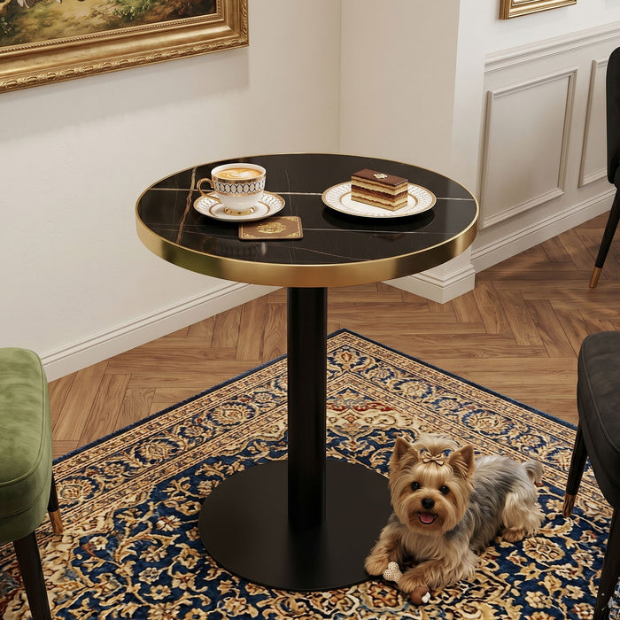 Elegant Round Bistro Table Home Essentials