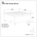 Ellis - Coffee Table Storage Ottoman Contemporary Design Simpli-Home