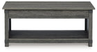 Freedan - Rect Lift Top Cocktail Table - Grayish Brown Signature Design by Ashley®