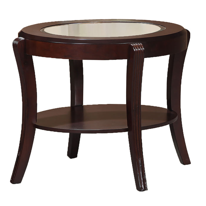 Table With Tempered Glass Shelf Home Essentials