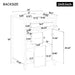 Freestanding Bathroom Vanity With Sink, Soft Close Door, Tip Out Drawer Noble House