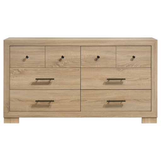 Merritt - 6 Drawer Dresser Cabinet - Light Oak Furniture Max