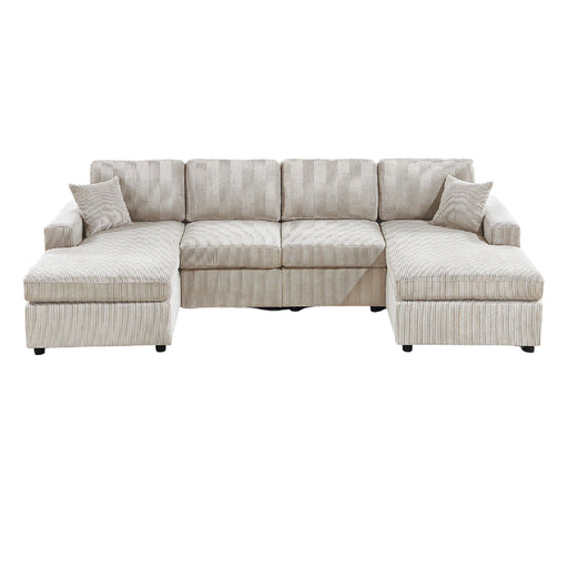 Modern Design Sectional Set With Right And Left Arm Chaise Home Essentials
