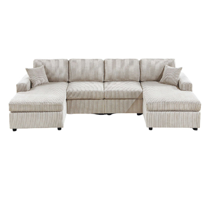 Modern Design Sectional Set With Right And Left Arm Chaise Home Essentials