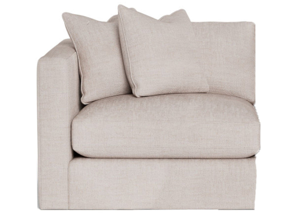 Ally - One Arm Chair LAF, Special Order - White