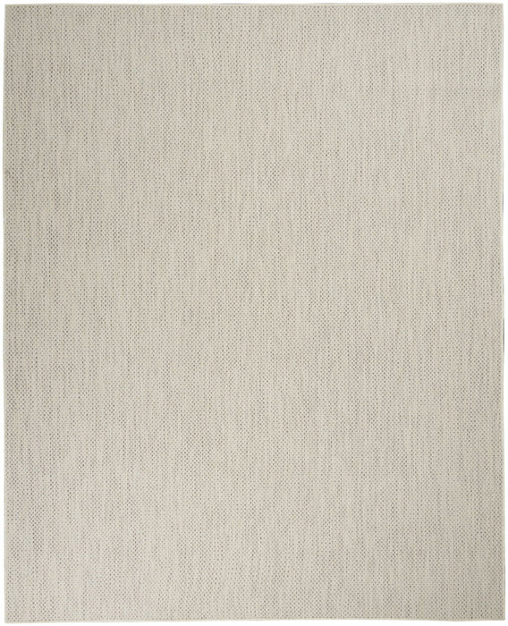 10' X 14' Geometric Power Loom Area Rug - Cream