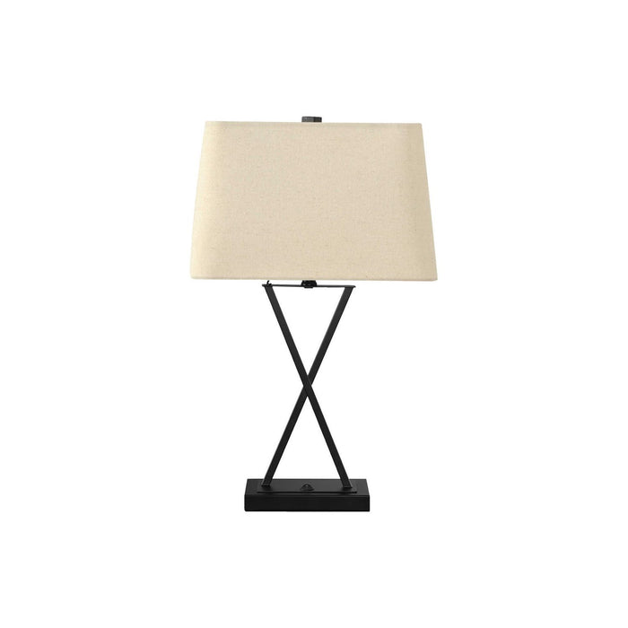 Lighting, Table Lamp, USB Port Included, Resin, Transitional - Black 8th Street