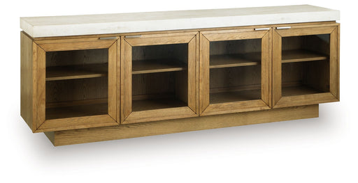 Adanworth - Accent Cabinet - Light Brown / Gray Signature Design by Ashley®