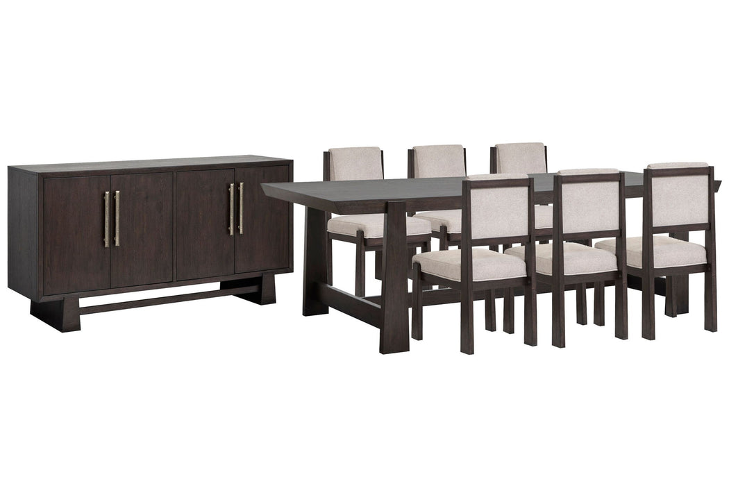 Tauren - Trestle Dining Table Set Magnussen Furniture