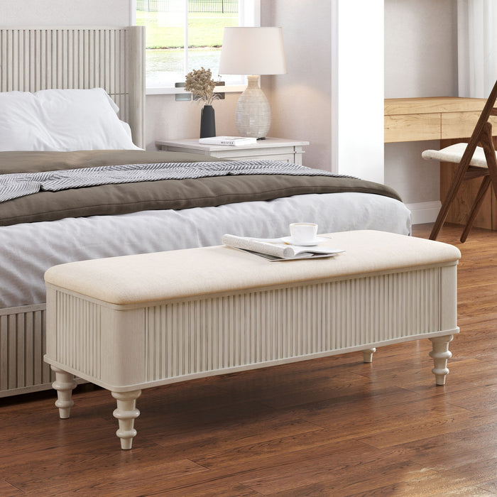 Multi Functional Storage Ottoman Bench Home Essentials