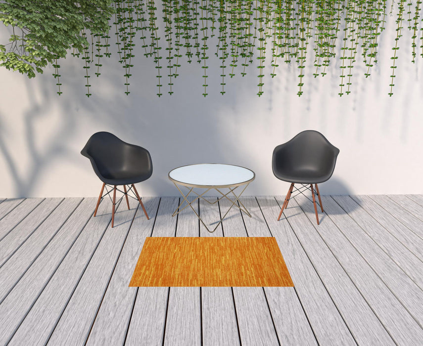 3' X 5' Non Skid Indoor / Outdoor Area Rug - Sunburst