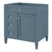 Bathroom Vanity With 2 Drawers And Tip-Out Drawer, Storage Cabinet Hearth and Haven