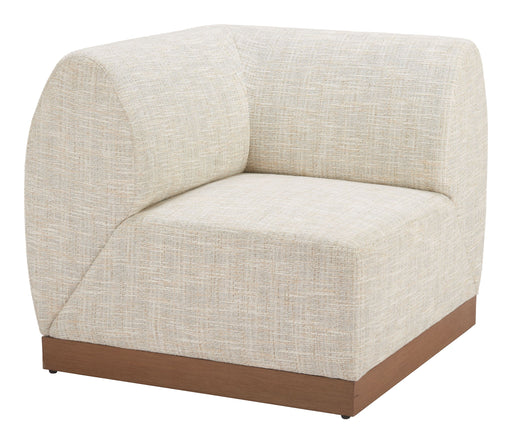 Christy - Corner Chair - Beige Zuo Modern