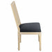 Dining Chairs With Square Back (Set of 2) Home Essentials