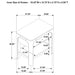 Flores - 1 Drawer Nightstand With Dual USB Ports - Mango Color Furniture Max