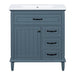 Bathroom Vanity With Sink Top, Flip Drawers, Adjustable Shelf Hearth and Haven
