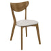 Mid-Century Modern Upholstered Dining Chair (Set of 2) Furniture Max