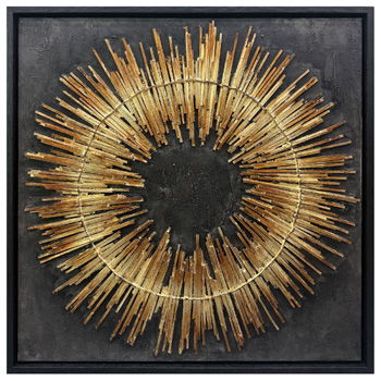 Buddins - Wall Art - Black / Gold Finish Signature Design by Ashley®
