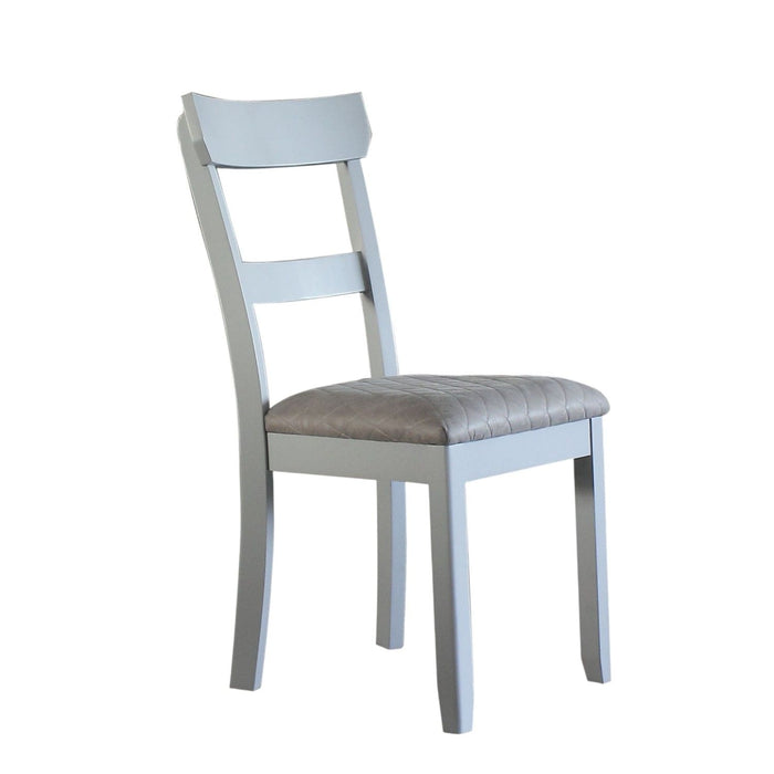 House Marchese - Two Tone Side Chair (Set of 2) - Gray / Pearl Gray Urban Nest