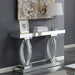 Drea - Entryway Sofa Console Table - Silver Furniture Max
