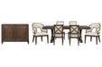 Jubilee - Extendable Trestle Dining Table Set Magnussen Furniture