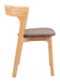 Pioro - Dining Chair (Set of 2) - Brown / Natural Zuo Modern