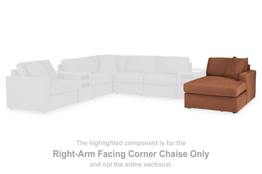 Modmax - Raf Corner Chaise - Spice Signature Design by Ashley®